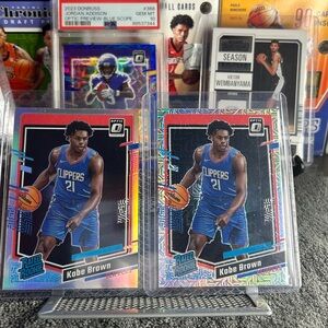 2023-24 Panini Donruss Optic KOBE BROWN Choice Rated Rookie #239 Clippers